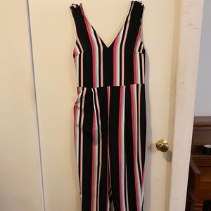 Long multicolor jumpsuit from Express